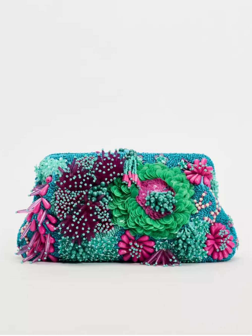 ZARA Beaded Bag | Multicolor | NWT